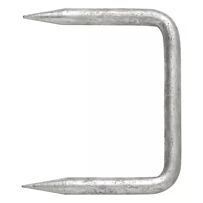 Field Farm Gate Heavy Gate Catch 12mm X 125mm Staple To Drive Galvanised (508) • £4.80