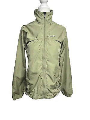 Patagonia Integral Soft Shell Full Zip Khaki Jacket Coat Size Small Women's • $25