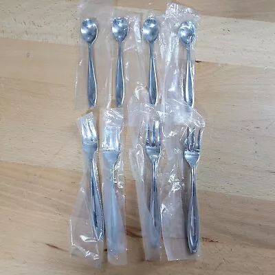 Lenox 18/10 Spoon & Fork Set * 4 Inchs Mini Spoon/Fork*  NEW 8 Total 4 Each • $29.99