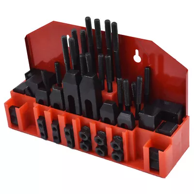 58 Pcs Pro-Series 7/16  T-Slot Clamping Kit Bridgeport Mill Set Up Set 3/8-16 • $58