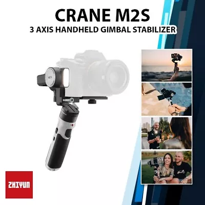ZHIYUN-Tech Crane M2S 3-Axis Camera Stabilizer Handheld Gimbal Kit (Standard) AU • $439