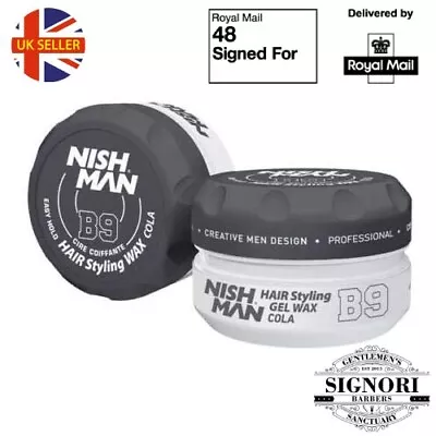 NISH MAN Hair Styling Gel Wax For Men 150ml Mystic Cola B9 • £6.99