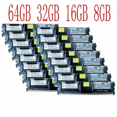 $9.99 • Buy For NANYA 64GB 16GB 8G PC2-5300F 2RX4 DDR2 667 ECC FBDIMM Server Memory RAM Lot