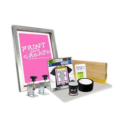 DIY Screen Clamp Kit With “Print N’ Create Screen Printing Starter Beginner 00-4 • $94.99