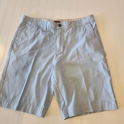 Merona Shorts Mens Size 34 Light Blue 100% Cotton Chino Shorts • $9.99