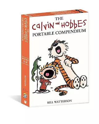 The Calvin And Hobbes Portable Compendium Set 2 By Bill Watterson • £14.33