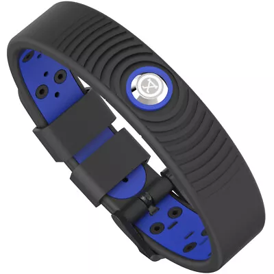 Proexl 18k Sports Magnetic Bracelet - Waterproof - Breathable Strap - Black-azul • $42