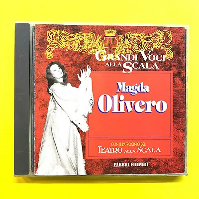 MAGDA OLIVERO Grandi Voci Alla Scala CD RARE HTF • $15.01