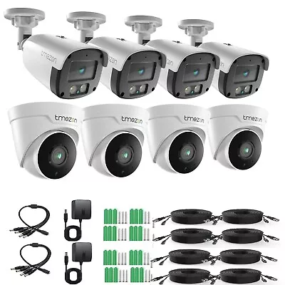 TMEZON 4PK 1080P Security Dome/Bullet CCTV Security Camera Outdoor Night Vision • $96.99