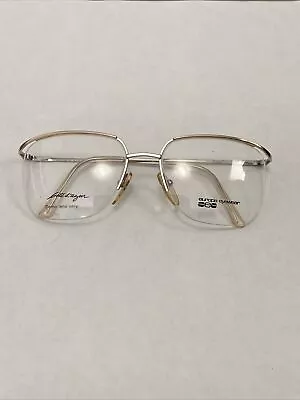VTG New Europa Gold Silver Elisa German Made Half Rim Metal Eyeglasses 56-18-135 • $30