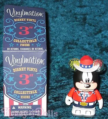 Disney Independence Day 2014 LE Of 2500 Goofy Vinylmation 3   NEW With Box! • $15