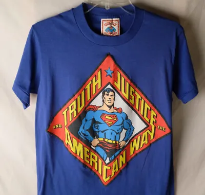 Vtg 80s 1987 Krypton Clothing Co. Superman Single Stitch M T Shirt VERY RARE • $49.99