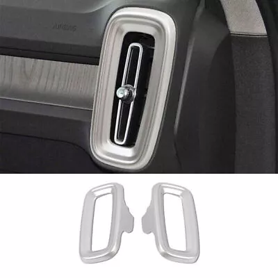 For Volvo XC40 2019-2022 Matte Silver ABS L&R AC Air Outlet Vent Cover Trim 2X • $26.29