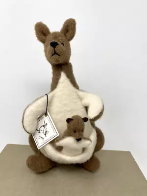 R. John Wright Vintage 1985 KANGA AND ROO 10  Mohair Felt With Hang Tag No Box • $295