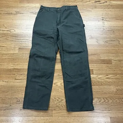 Carhartt B11 MOS Men's Dungaree Loose Fit Duck Utility Work 38x34 Pants USA • $45