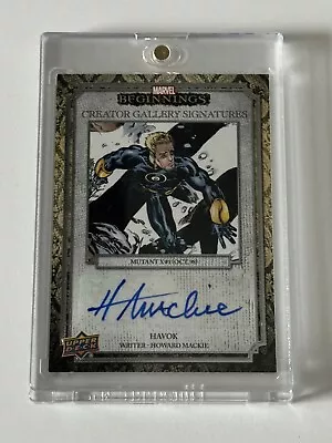 2022 Marvel Beginnings Creator Gallery Signatures Howard Mackie-Havok • $49.99