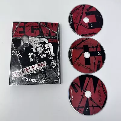 WWE ECW Unreleased Vol 1 DVD 2012 3-Disc Set Sabu Tazz Raven Rhino Rob Van Dam • $10