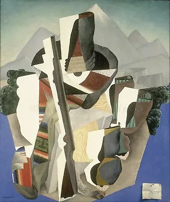 DIEGO RIVERA Art Poster Or Rolled Canvas Print  Zapata-style Landscape  • $14.99