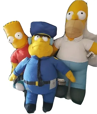 The Simpson Homer Soft Toys Bart Simpson Maggie Chief Wiggum Homer Simpson  • £13.80