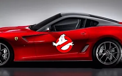 X2 Ghostbusters CAR MAGNET Removable Door Logo Movie Prop Slimer Halloween Ecto1 • $59.99