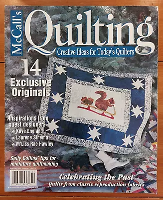 McCall’s Quilting Magazine February 2001 Quilt 14 Exclusive Originals • $8