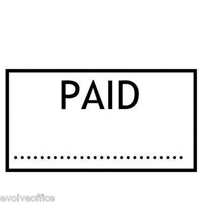 PAID - Self Inking - Rubber Stamps - 46x16mm • £20.11