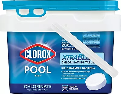  Pool&Spa XtraBlue 3” Chlorinating Tablets Kills Bacteria & Stops Algae25 Lb • $217.50