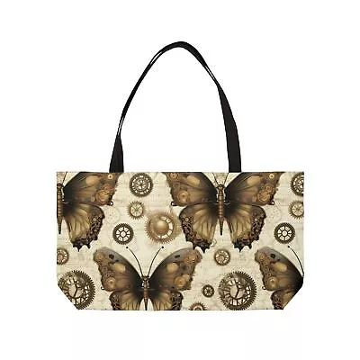 Steampunk- Butterfly Beach Weekender Tote Bag • $22.99