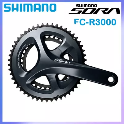 Shimano SORA Road Bike FC-R3000 2x9-speed Crankset 50/34T 170mm Bicycle Parts • $98.74