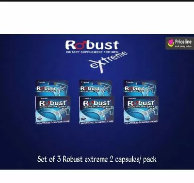 Authentic Robust 6 Tablets 3 Boxes Of 2 EXTREME ( 400 Mg ) Boosts Erection • $64.88