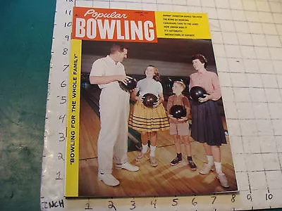 Vintage Magazine: POPULAR BOWLING 1961 Jan: Johnny Johnston Canadians Blind • $27.33