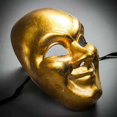 Venetian Jester Joker Smile Theater Acting Halloween Party Masquerade Face Mask  • $13.90