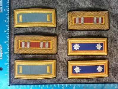 Vintage Vietnam Us Army Lot Of Pairs Shoulder Boards Officer  93c • $49.99
