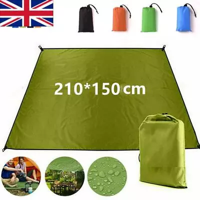 Waterproof Tent Tarp Rain Sun Shade Hammocks Shelter Camping/Picnic Awning Cover • £8.51