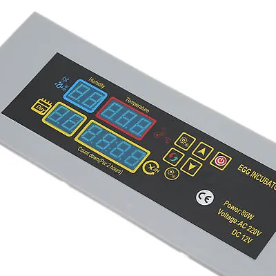 HTMC‑7 DIY Mini Incubator Temperature Control And Automatic Egg Turner Digit Bgs • £52.01