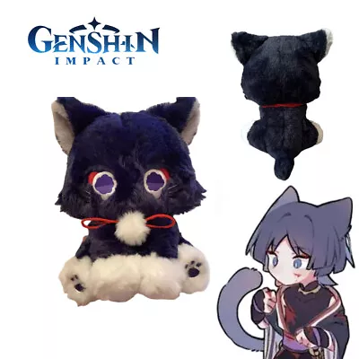 Game Genshin Impact Plushie Toy Kunikuzushi Scaramouche Cat Stuffed Figure  • £5.97