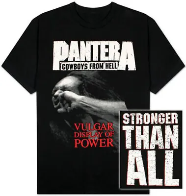 New Pantera Stronger Than All Cowboys From Hell Vulgar Display Of Power T-Shirt • $24.89