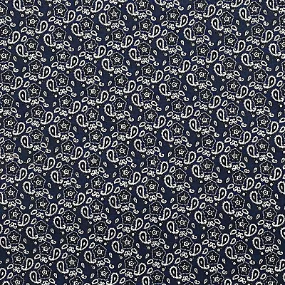 MICHAEL MILLER  BANDANA DITZY  CX1589 Navy By The 1/2 Yard • $6