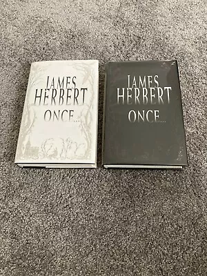 James Herbert: Once: Signed Uk First Edition Hardcovers - White &  Black Covers • £200