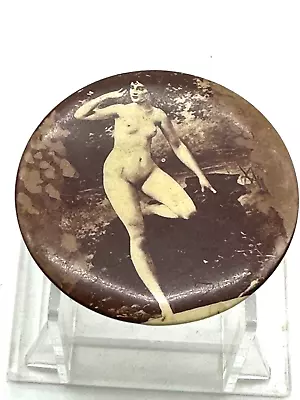 Antique Celluloid Nude Woman Pocket Mirror • $81.72