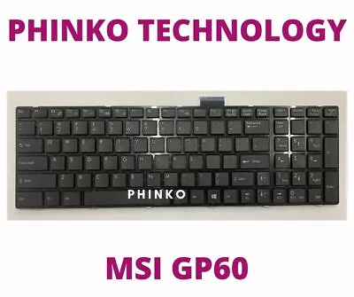 New For MSI GE60 GE70 GP60 GP70 CR61 CR70 CX70 US Keyboard Black No Backlight • $65.55