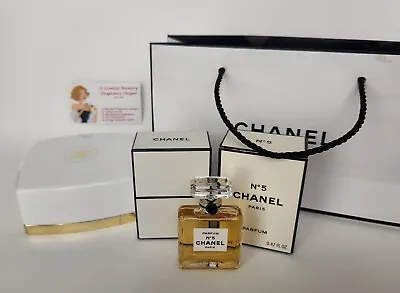 Vintage Chanel No 5 Pure Parfum Extrait ~ 14 Ml & Bath Powder ~ 2 Oz ~ SEALED • £142.44