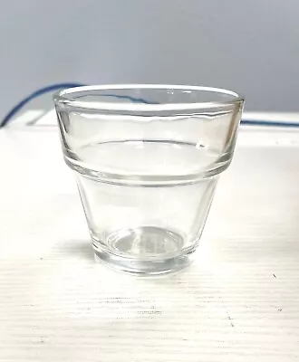 Glass Votive Candle Holders Flowerpot By Crisa Case Of 24 • $10