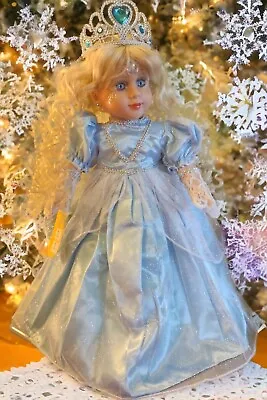 My Twinn 18 Inch Doll Kate Made Over To A Snow Princess Ice Blue Eyes New Wig • $185