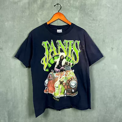 JANIS JOPLIN Vintage 1990's Hippies Psychedelic Car Blues Navy Blue T-Shirt L • $75