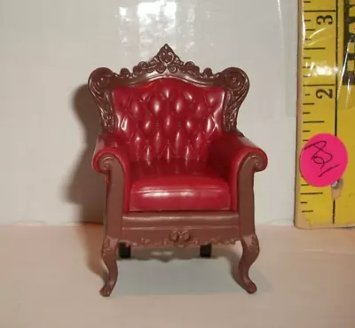 Miniature Re-ment Ornate Chair Accessory For Dollhouse Or 4 Inch Dolls A21 • $14.39