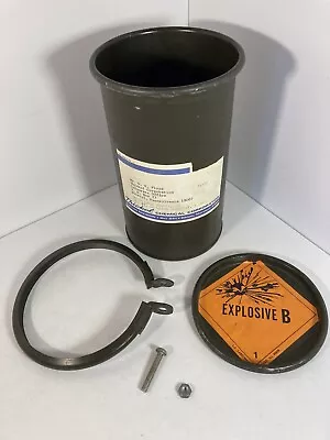 Vintage Mirax Military Storage Can - OD Green - St. Louis - MS24347 - Empty • $29.75