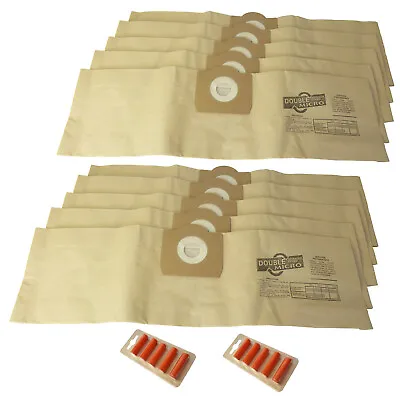 £12.89 • Buy 10 X Vacuum Cleaner Hoover Bags For Karcher WD3 WD3P MV3 + Fresheners