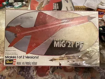 MiG 21 PF - Revell Unassembled 1/48 Scale Aircraft Kit#H-237 NEW SEALED • $22