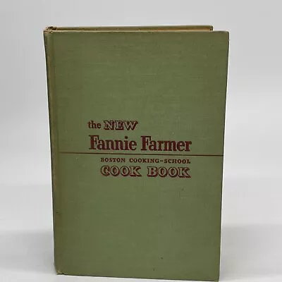 Vintage Fannie Farmer Boston Cooking School Cook Book Owned By A French Lady • $20